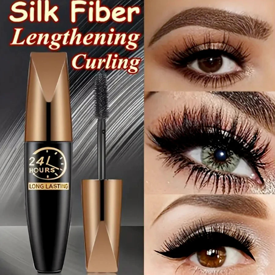 Black mascara for eye makeup