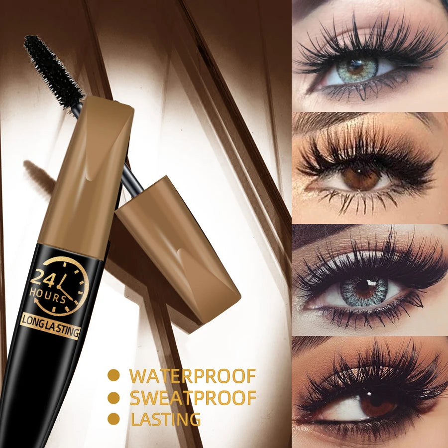 Black mascara cosmetic product 