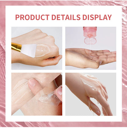 Product usage demonstration on hands with text 'Product Details Display'.