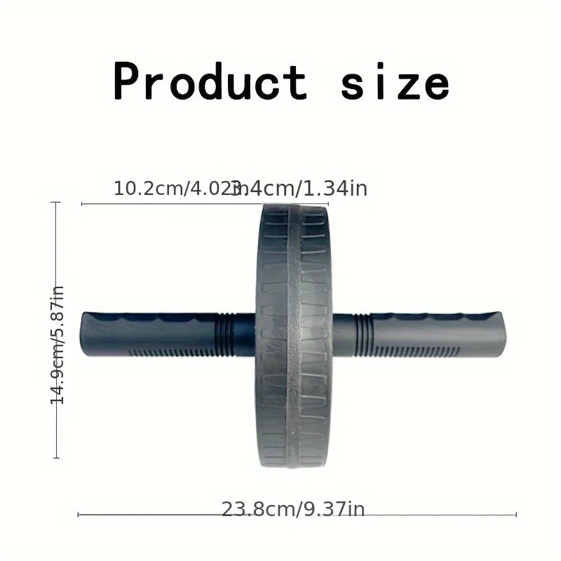 Single-Wheel Ab Roller, Grey | Core Exercise Equipment