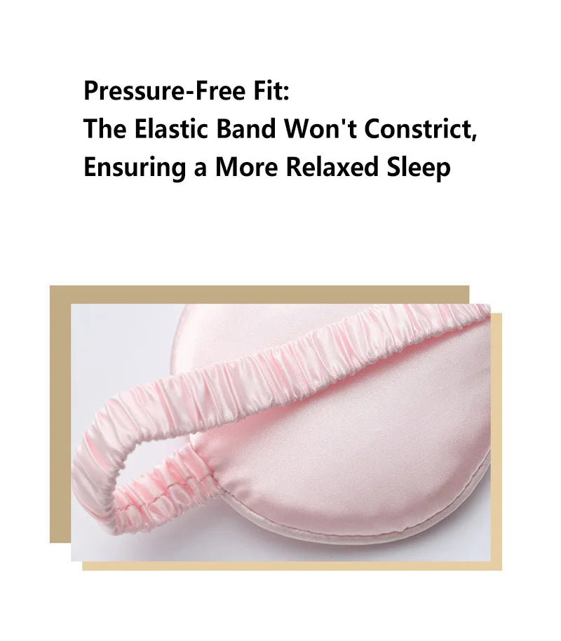 Satin Sleep Mask – Silky Soft Blackout Eye Mask for Sleep & Travel