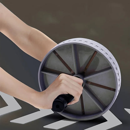 Single-Wheel Ab Roller, Grey | Core Exercise Equipment