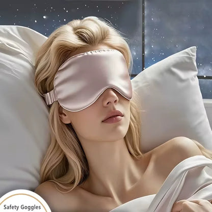 Satin Sleep Mask – Silky Soft Blackout Eye Mask for Sleep & Travel
