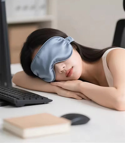 Satin Sleep Mask – Silky Soft Blackout Eye Mask for Sleep & Travel