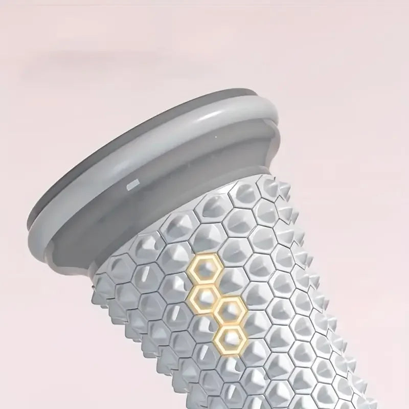 shows the close image of manual foot massage roller