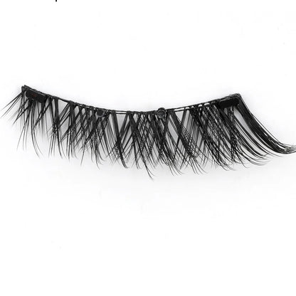 eyelashes style on white background