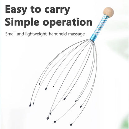 manual octopus scalp massager view and easy to carry and use
