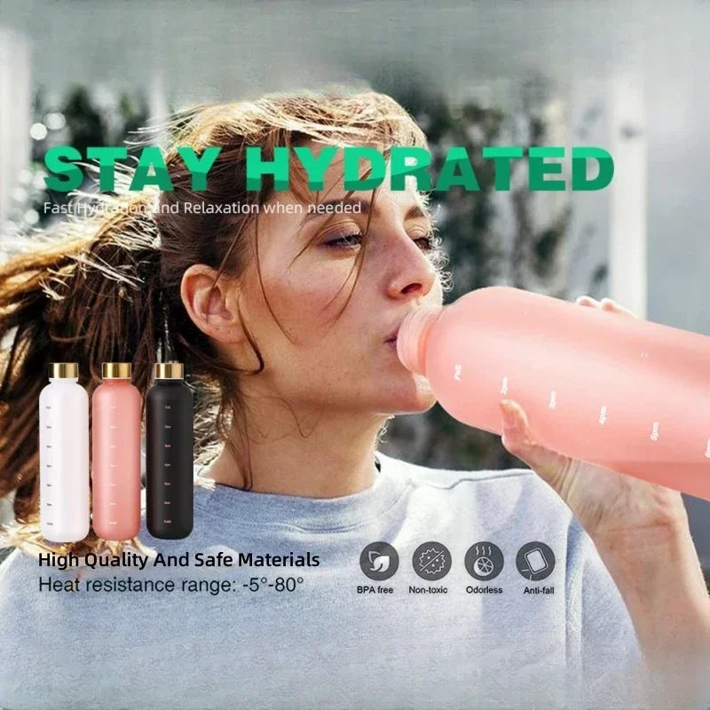 stay dehyrate with 1000 ml water bottle